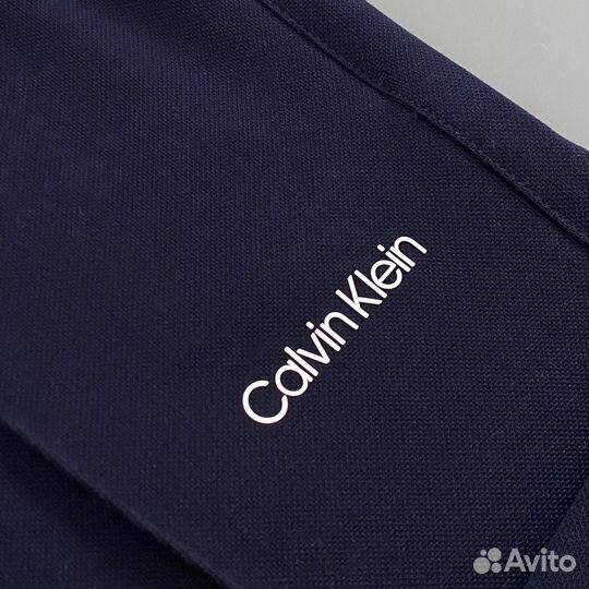 Спортивные штаны calvin klein со стрелками синие