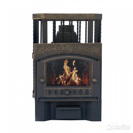 Чугунная банная печь 