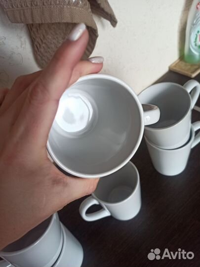 Кружки для чая 6 штук новые