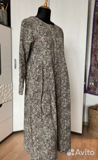 Платье в Бохо стиле, кубовая набойка