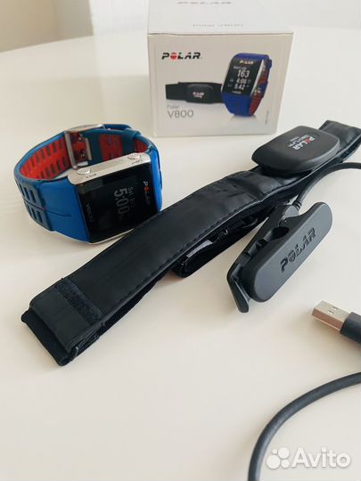 Пульсометр + часы Polar (оригинал)