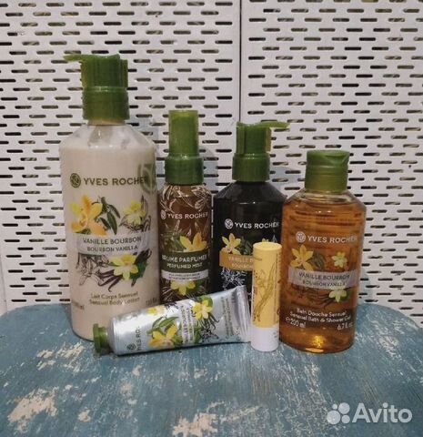 Ив Роше Набор Бурбонская Ваниль Молочко Гель Спрей