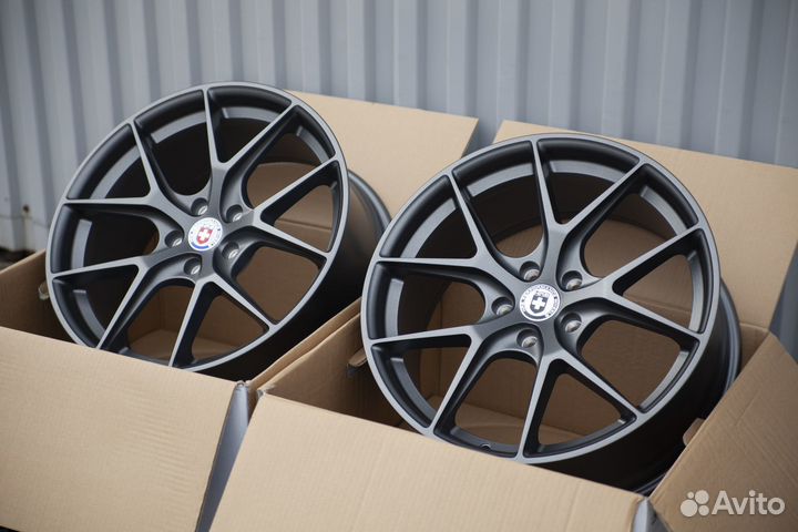 Диски HRE P101 R19 5x114 Графит