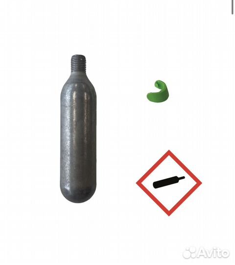 Газовый баллон CO2 для жилета 15 г Itiwit