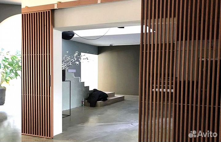 Реечные перегородки