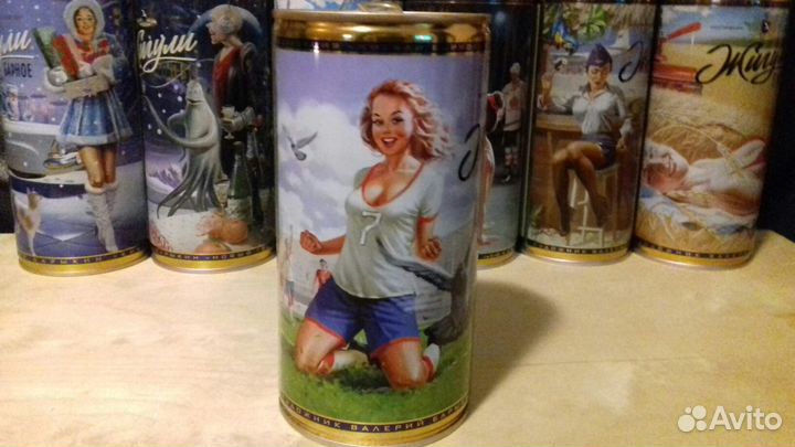 Пивные банки Жигули худ.Валерий Барыкин