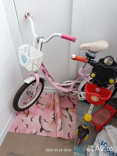 Детский велосипед stels 16