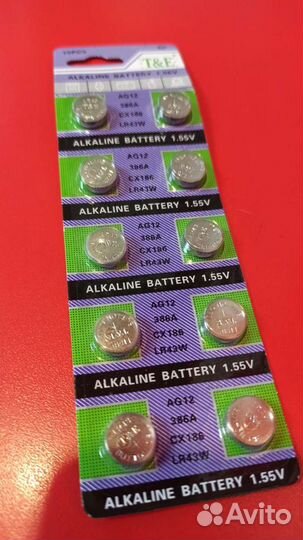 Часовые батарейки аг12 аг13 аг10
