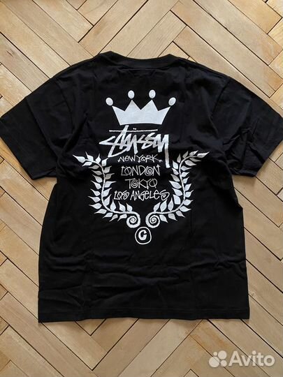 Футболка stussy crown wreathtee