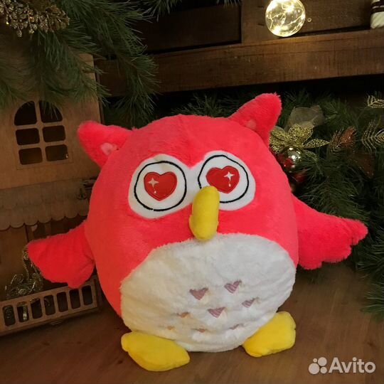 Сова Игрушка 3 в 1 (плед внутри )