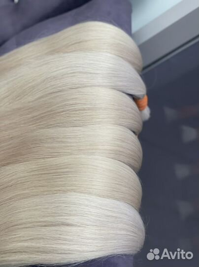 Волосы для наращивания 70 80 см блонд