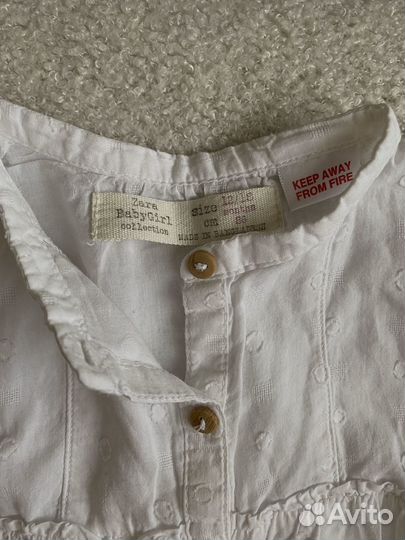 Рубашка на девочку zara 86