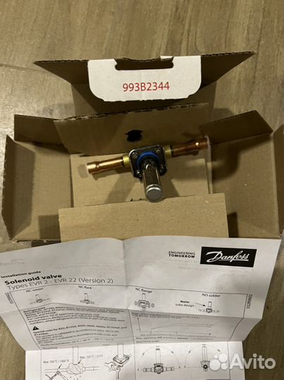 Клапан соленоидный Danfoss EVR2-EVR(22)