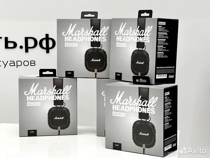 Наушники Marshall Major 2 / Маршал 2 Black