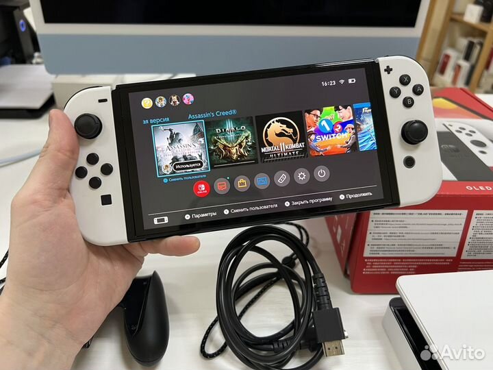 Nintendo switch oled полный комплект