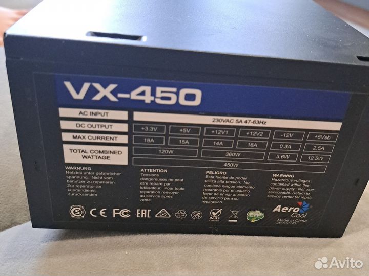 Блок питания vx-450