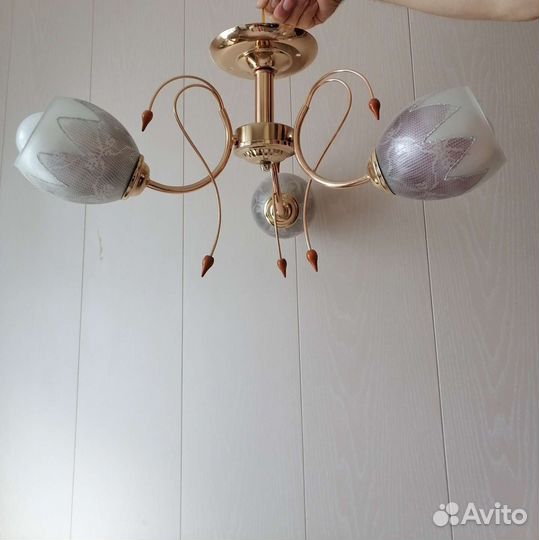 Люстра потолочная бу