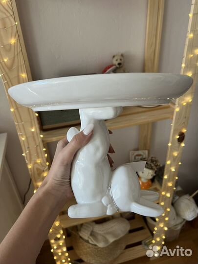 Блюдо для сервировки заяц кролик