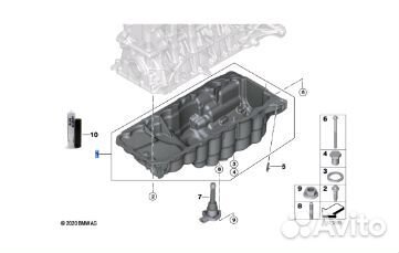 Датчик уровня масла BMW M2 G87