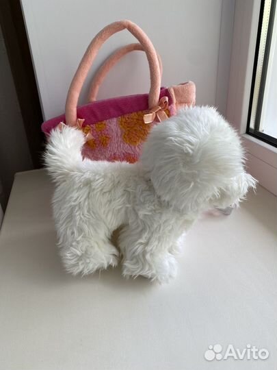 Мягкая игрушка Собачка в сумке