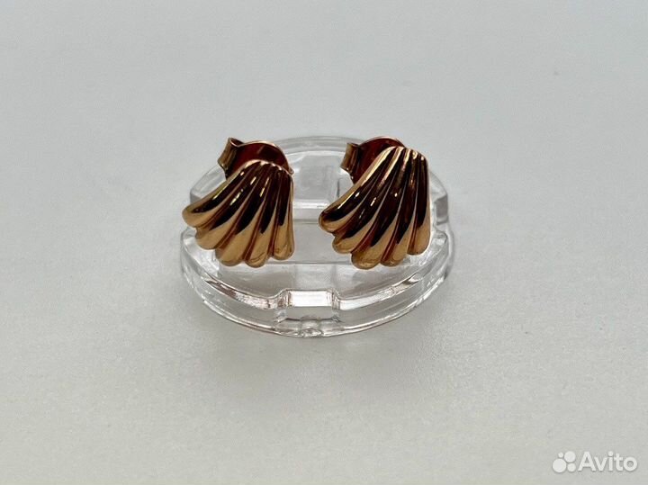 Золотые серьги 585 пробы