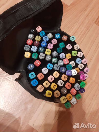 Маркеры для скетчинга 82 шт