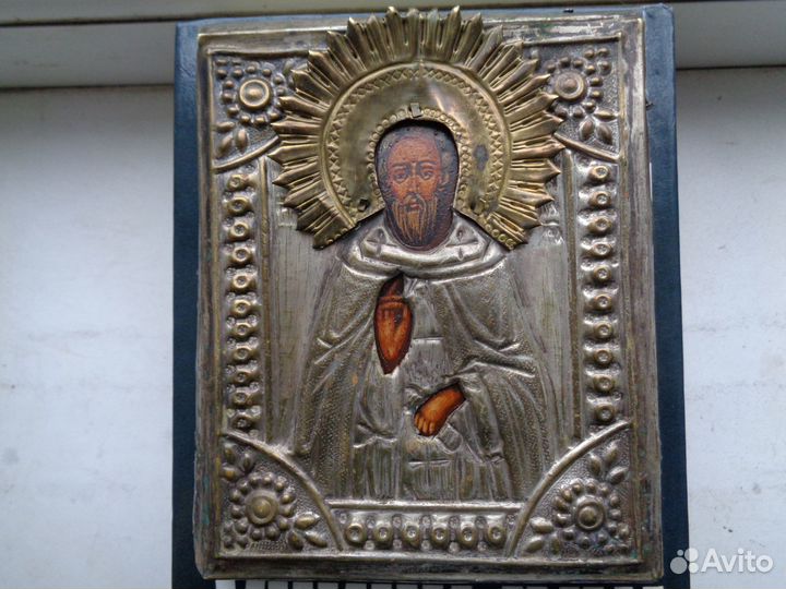 Икона святой Преподобный Сергий Радонежский