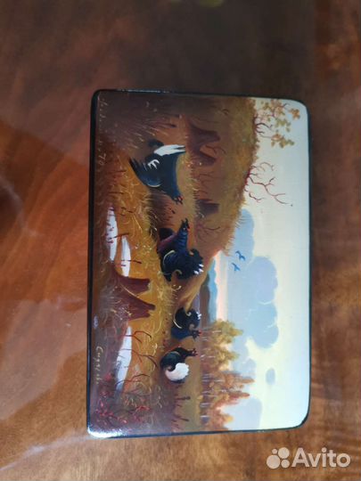 Шкатулка федоскино