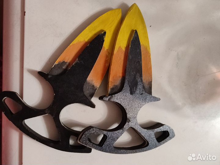 Самодельный нож бабочка и тычковые standoff 2