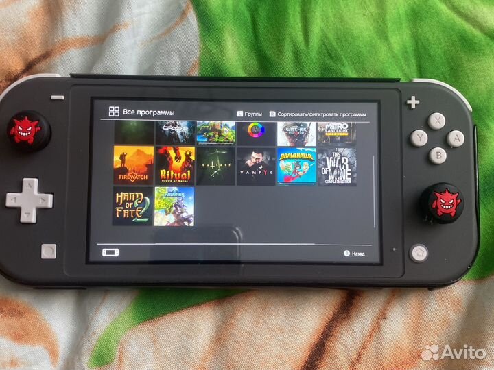 Nintendo switch lite с играми