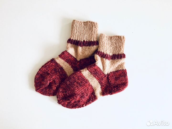 Вязаные носки новые, 6 пар