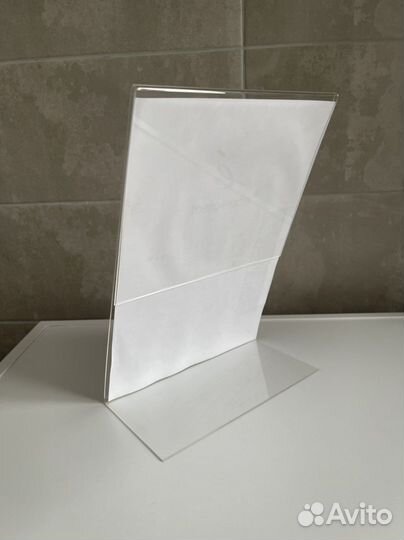 Менюхолдер (тейбл тент) подставка под прайс А4