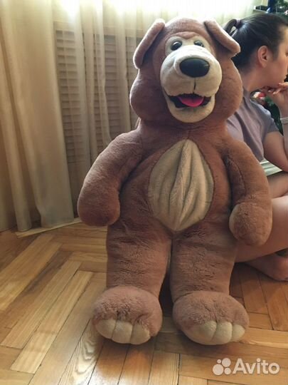 Большая мягкая игрушка медведь