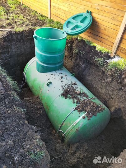 Установка газгольдера. 3200 литров