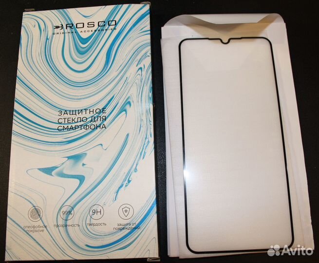 Защитное стекло brosco ZTE A71 (олеофобное, 9H)