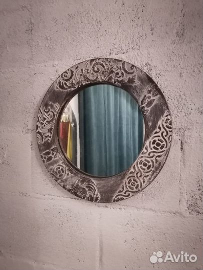 Зеркало настенное круглое
