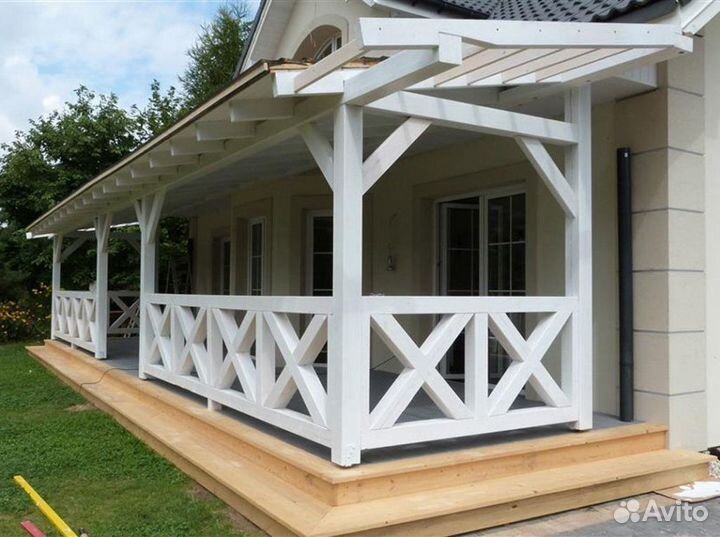 Строительство террас, веранд, беседок