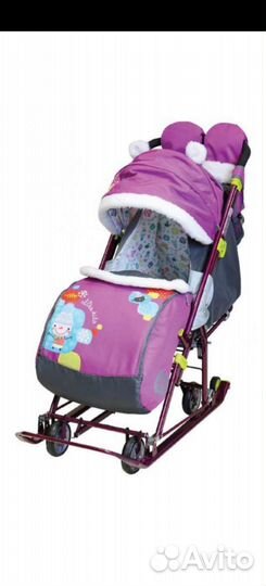 Санки-коляска Ника Кидс как новые