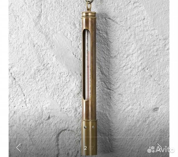 Подвесной настенный термометр с красной шкалой