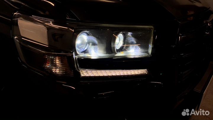 Улучшение фар Toyota Land Cruiser 200 Bi-LED