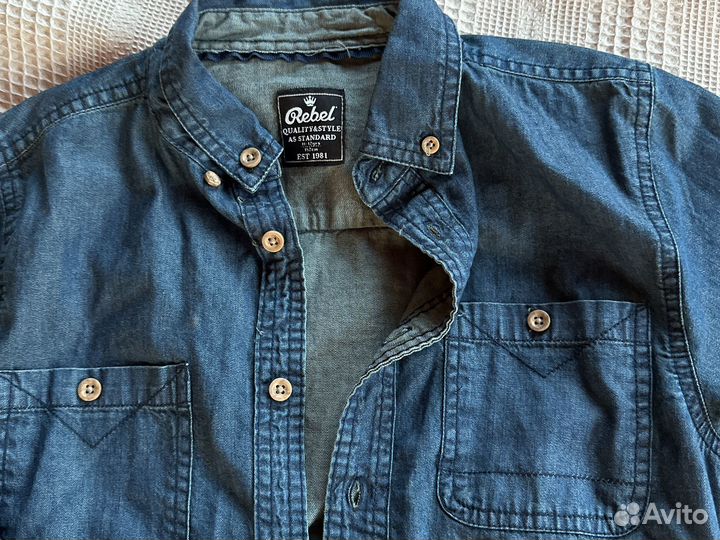 Рубашка джинсовая 152 из США