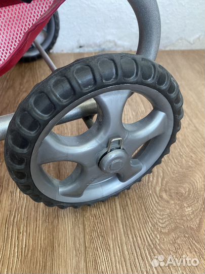 Детская Кукольная коляска люлька 3 в 1 красная