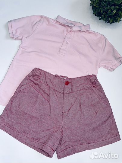 Рост 122-128 Летняя одежда для девочки пакетом