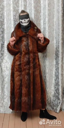 Шуба натуральная р 46