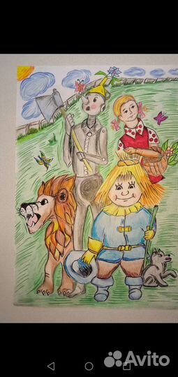 Детские рисунки на заказ для школ и детских садов