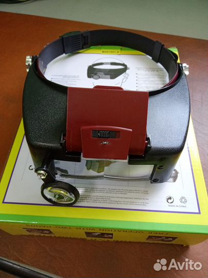 Бинокулярные очки с подсветкой (очки часовщика)