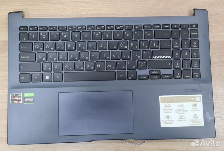 Тпкейс в сборе asus vivobook pro 15