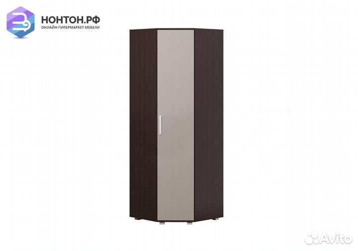 Шкаф Белла угловой дуб беленый / венге