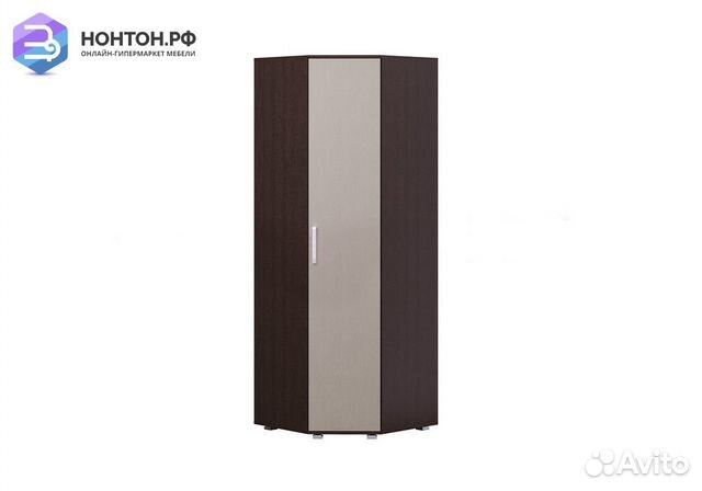 Шкаф Белла угловой дуб беленый / венге