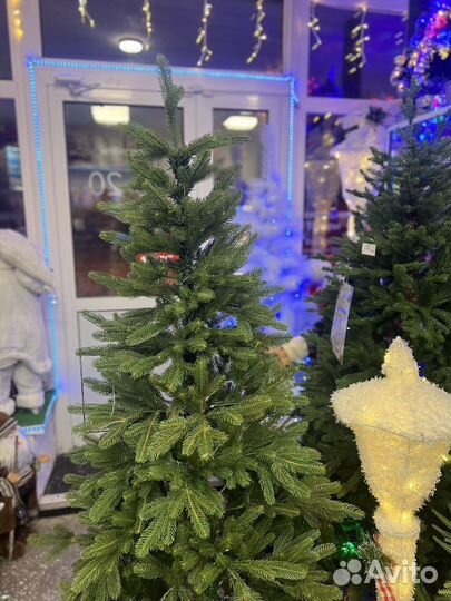 Елки искусственные. Гирлянды. Игрушки новогодние